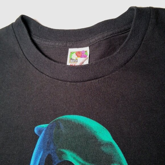 Kennywood Amusement Park Phantoms Revenge Shirt Large Black Rollercoaster - Picture 7 of 10